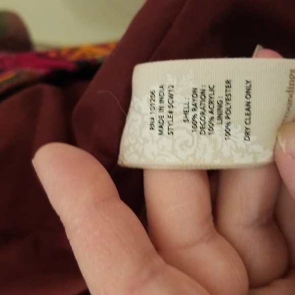 Soft surroundings embroidered jacket - Picture 12 of 13